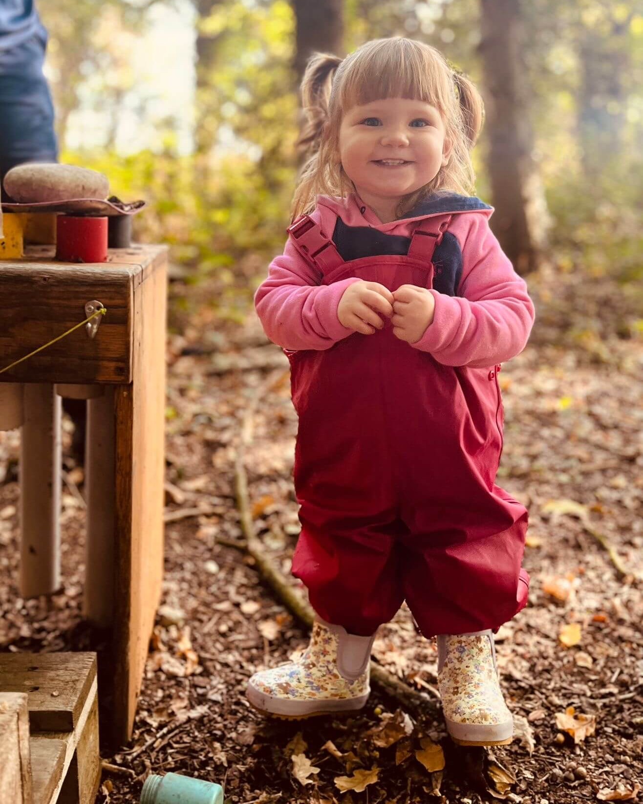 Child at Explorers Nursery's Stay and Play near York.